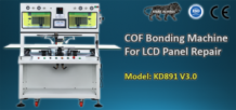 What does a COF bonding machine do?