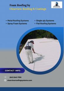 Foam Roofing by Clearview Roofing & Coatings
