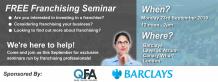 Free Franchising Seminar Announced for 2019