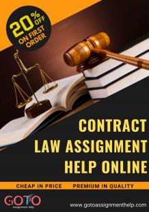 online contract law assignment help