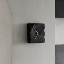Cool Clocks White Black Modern Unique Shaped Resin Wall Art Watch Decor - Warmly Life
