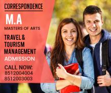 MA Tourism Travel Distance Education learning Admission 2022-2023