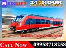 Medilift Air & Train Ambulance in Patna and Bangalore at Economical Budget