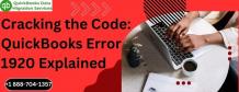 Cracking the Code: QuickBooks Error 1920 Explained