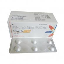 Crazi 250 Tablet, Azithromycin 250 Mg Tablets - Schwitz Biotech