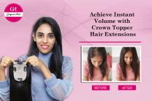Achieve Instant Volume with Crown Topper Hair Extensions