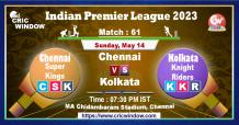 IPL Chennai vs Kolkata live score and Report