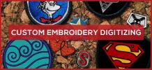 $5 Custom Embroidery Digitizing - Custom Embroidery Digitizing Service