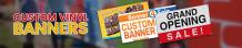 Custom vinyl banners|Custom lettering decals|219signs