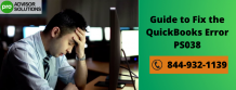 Techniques to Resolve QuickBooks Error PS038 quickly