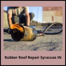 Flat Roof Repair  — How to Repair the Damaged Rubber Roof in Syracuse,...