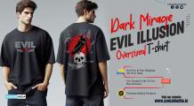 Nightfall Reverie Evil Illusion Oversized T Shirt – Punjabi Adda