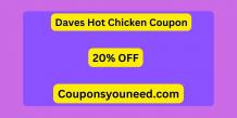 20% Off Daves Hot Chicken Coupon 2024 (Free Delivery)