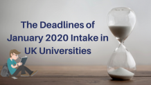 Application Deadlines for January 2020 Intake in UK