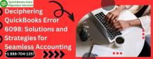 Deciphering QuickBooks Error 6098: Solutions and Strategies for Seamless Accounting