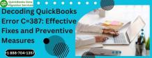 Decoding QuickBooks Error C=387: Effective Fixes and Preventive Measures