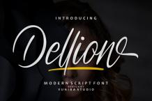 Dellion Font Free Download OTF TTF | DLFreeFont