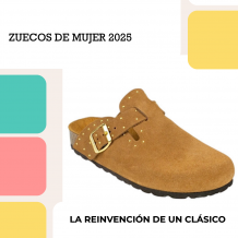 zuecos de mujer 2025