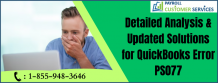 Troubleshooting QuickBooks Error PS077: with Simple guide 