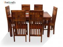 For Bigger Families, a 6 Seater Dining Table Set Is the Perfect Way to Stay Closer With Family Members | Khaticraft.com