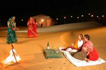 One Night Stay Budget Desert Safari Camp in Jaisalmer Rajasthan-Book Best Sam Sand Dunes Tour Packages