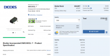 Diodes Incorporated, DMG3402L-7, Transistors, Mosfets