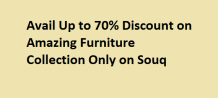 Avail Up to 70% Discount on Amazing Furniture Collection Only on Souq