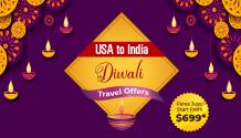 USA to India Diwali Travel Offers: Amazing Price at Great Discounts