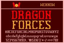 Dragon Forces Font Free Download OTF TTF | DLFreeFont