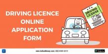 Driving Licence Online Application Form 
