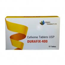 Durafix-400 Tablets, Cefixime Tablets Usp 400 Mg - Schwitz Biotech