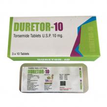 Duretor-10 Tablet, Torsemide Tablet Usp 10 Mg - Schwitz Biotech