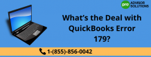 QuickBooks Error 179