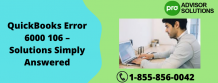 QuickBooks Error 6000 106 &ndash; Solutions Simply Answered
