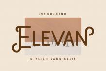 Elevan Font Free Download OTF TTF | DLFreeFont