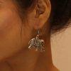 Animal Studs Dangling Embedded Design Elephant Earrings @Wholesaler Price | Yourimart