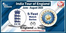 England vs India Results test series 2025 