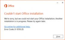 [Solved] Error Code 0-1018(0) or 0-2035(0) when installing Office | FixitKB