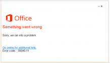 Solutions to fix the Error code 30045-11 in office 365/2021/2019