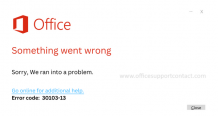 Solutions to Fix Error Code 30103-13 When Installing Office 365