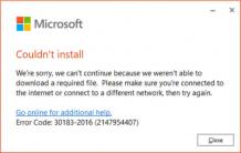 [Solved] Error code 30183-2016 (2147954407) or 30183-1011 (2147954407) when installing Office | FixitKB