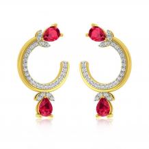 Buy Hoops and Balis Earrings Designs Online Starting at Rs.11690 - Rockrush India