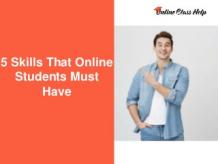 Essential Skills That Are Required For Online Classes