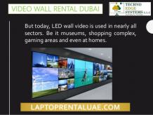 Everything You Should Know About an Video Wall Rental in Dubai