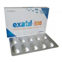 Exatil-500 Tablet, Cefuroxime Axetil Tablet Usp 500 Mg - Schwitz Biotech