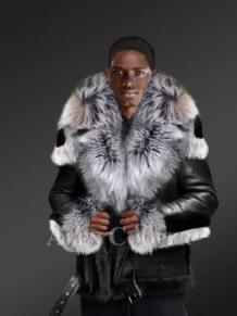 Shearling Moto Jacket for Men | Buy Shearling Jacket for Men