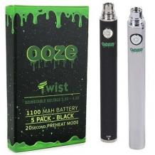 Ooze 1100 Twist Battery - 5 Pack