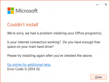 Quick solutions to fix Microsoft Error Code 0-2054