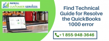 QuickBooks 1000 error | Here useful Guide for Fix it 