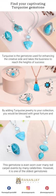 Find your captivating Turquoise gemstone. 